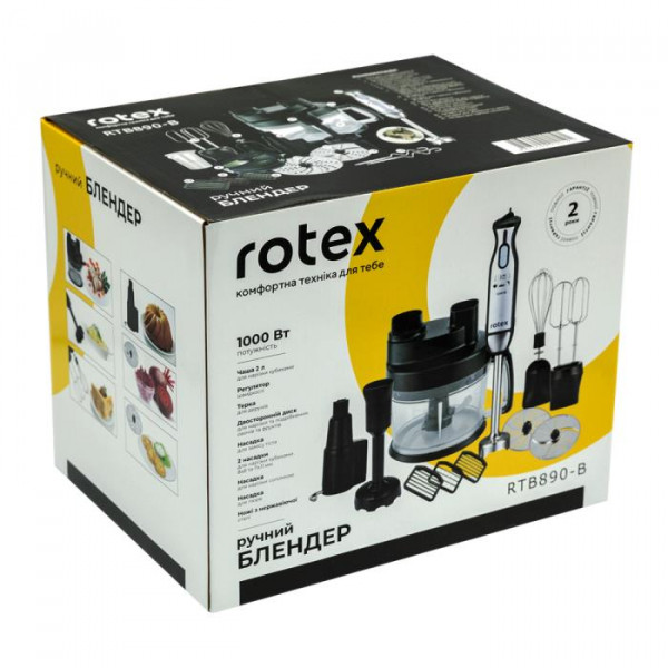 Фото - Уцінка - Блендер заглибний Rotex RTB890-B #