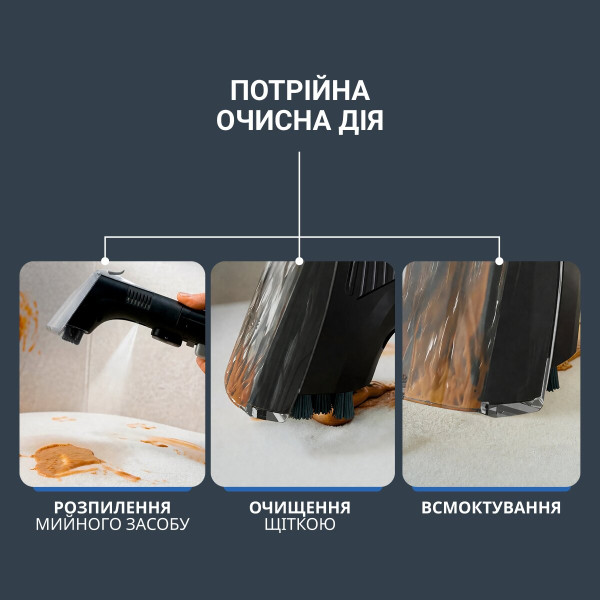Фото - Пылесос-пятновыводитель Rowenta IN7020F0 Clean It Hot & Cold