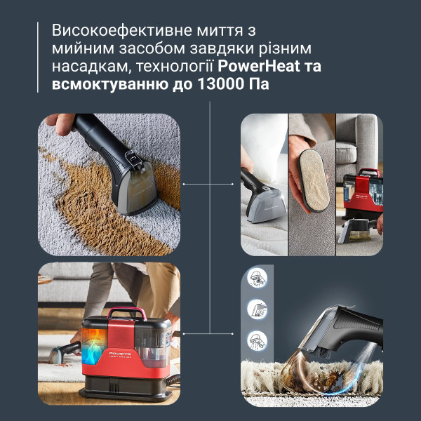 Фото - Пылесос-пятновыводитель Rowenta IN7020F0 Clean It Hot & Cold