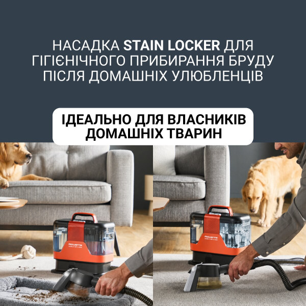 Фото - Пылесос-пятновыводитель Rowenta IN7020F0 Clean It Hot & Cold