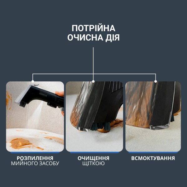 Фото - Пилосос-плямовивідник Rowenta IN7021F0 Clean It Hot & Cold