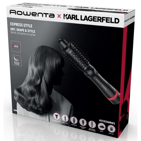 Фото - Фен-щітка Rowenta KARL LAGERFELD Express Style CF635LF0