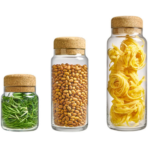 Фото - Ємність для сипучих Royal Leerdam Банка з корком STORIK 500 мл (831191)