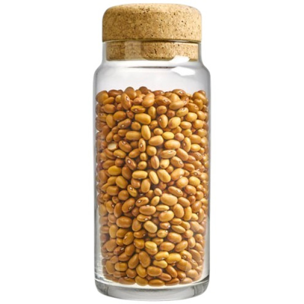 Фото - Ємність для сипучих Royal Leerdam Банка з корком STORIK 1000 мл (831207)