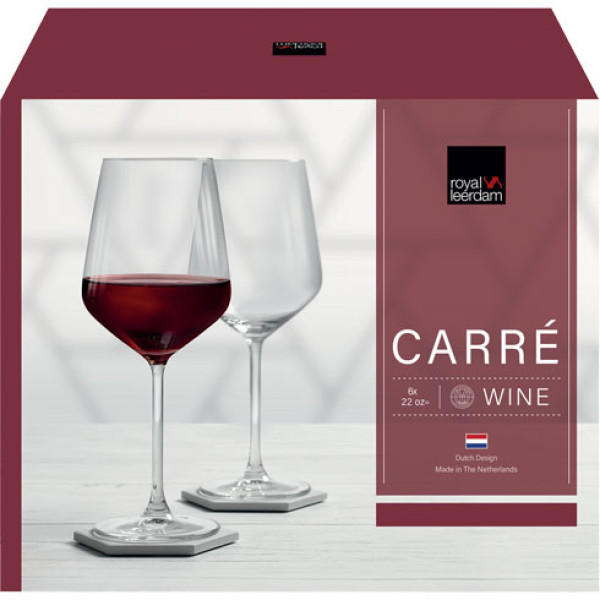Фото - Набір келихів Royal Leerdam CARRE 650 мл 6 шт. (260625)
