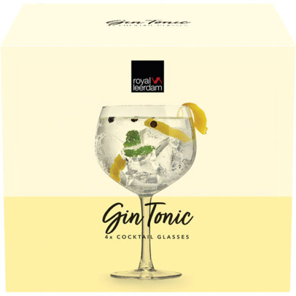 Фото - Набор бокалов Royal Leerdam GIN TONIC 650 мл 4 шт. (210262)