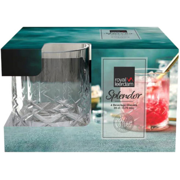 Фото - Набір склянок Royal Leerdam SPLENDOR 350 мл 4 шт. (540499)
