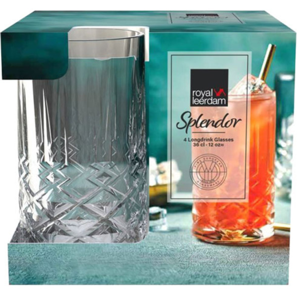 Фото - Набор стаканов Royal Leerdam SPLENDOR 360 мл 4 шт. (540512)