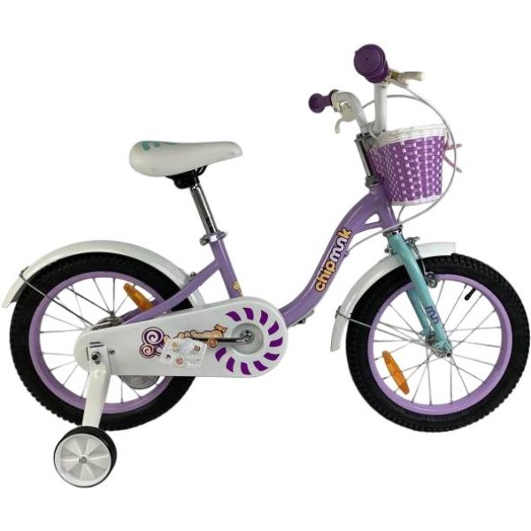 Фото - Двухколёсный велосипед RoyalBaby Chipmunk MM Girls 16" OFFICIAL UA (CM16-2-purple)