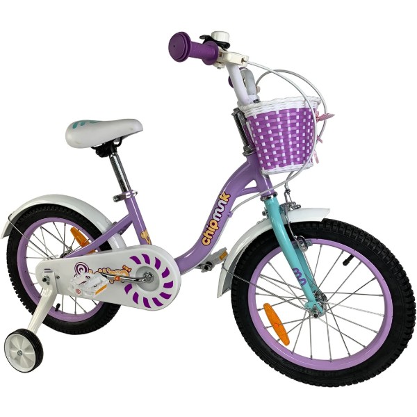 Фото - Двухколёсный велосипед RoyalBaby Chipmunk MM Girls 16" OFFICIAL UA (CM16-2-purple)