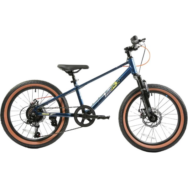 Фото - Двоколісний велосипед RoyalBaby 20" JUNIOR MTB ALLOY 7 SPEED (RB20-48-blue)