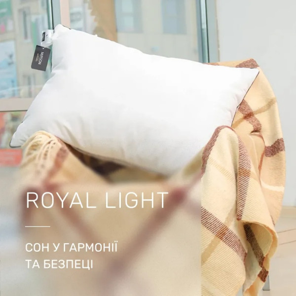 Фото - Подушка стандартная MirSon №1545 Royal Light Eco-Soft 60х60 см (2200005064986)