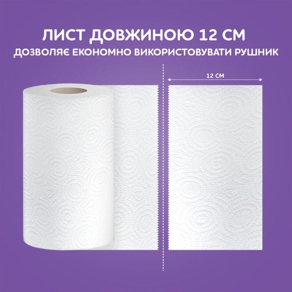 Фото - Рушники паперові Сніжна панда BIG ROLL 2сл, 1 шт.