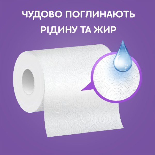 Фото - Рушники паперові Сніжна панда BIG ROLL 2сл, 1 шт.