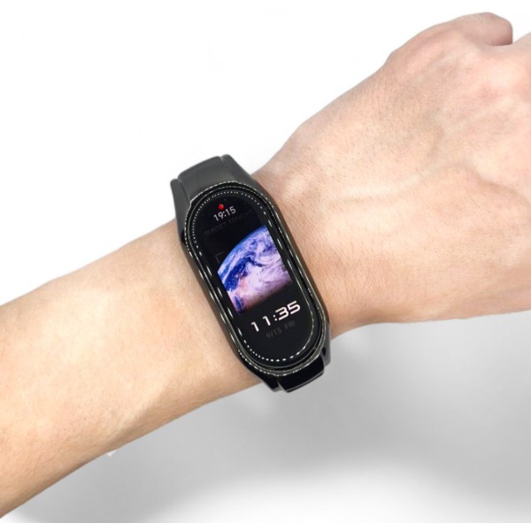 Фото - Ремінець для фітнес-браслета BeCover Metal for Xiaomi Mi Smart Band 9 Black (711978)