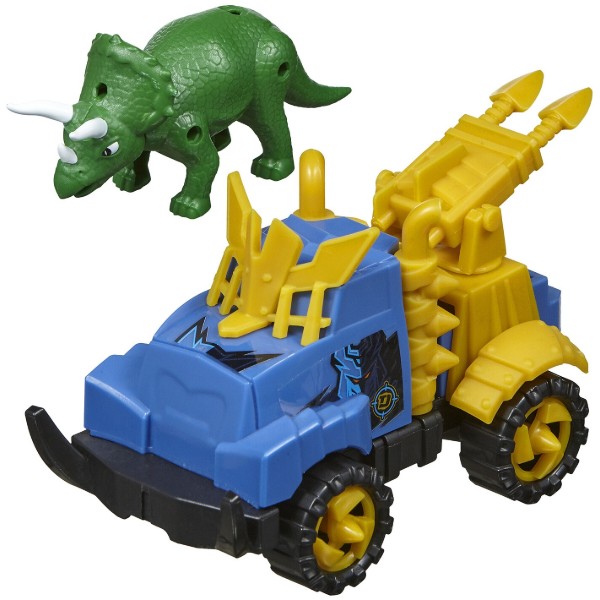 Фото - Автотранспорт Road Rippers Машинка і динозавр Triceratops green (20074)
