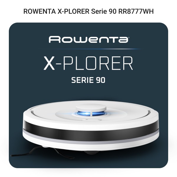 Фото - Робот-пылесос моющий Rowenta RR8777WH X-PLORER SERIE 90 CHARGING STAT