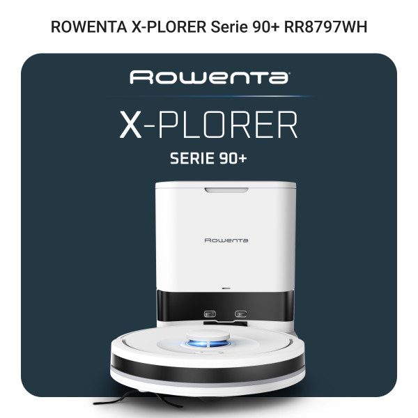 Фото - Робот-пылесос моющий Rowenta RR8797WH X-PLORER Serie 90+ Total Care