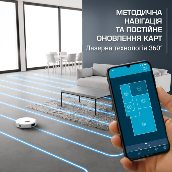 Фото - Робот-пилосос миючий Rowenta RR9197WH X-PLORER SERIE S140+ TO