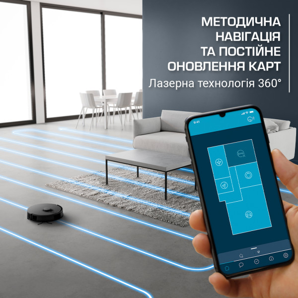 Фото - Робот-пылесос моющий Rowenta RR91C5WH
