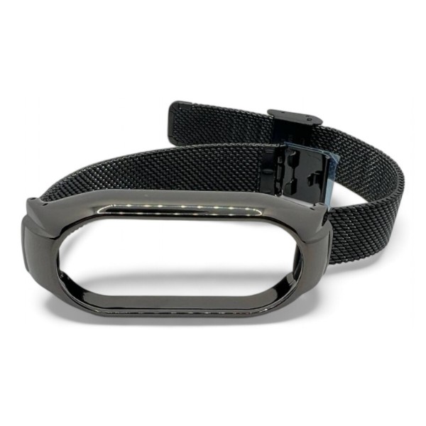 Фото - Ремінець для фітнес-браслета BeCover Metal for Xiaomi Mi Smart Band 9 Black (711978)