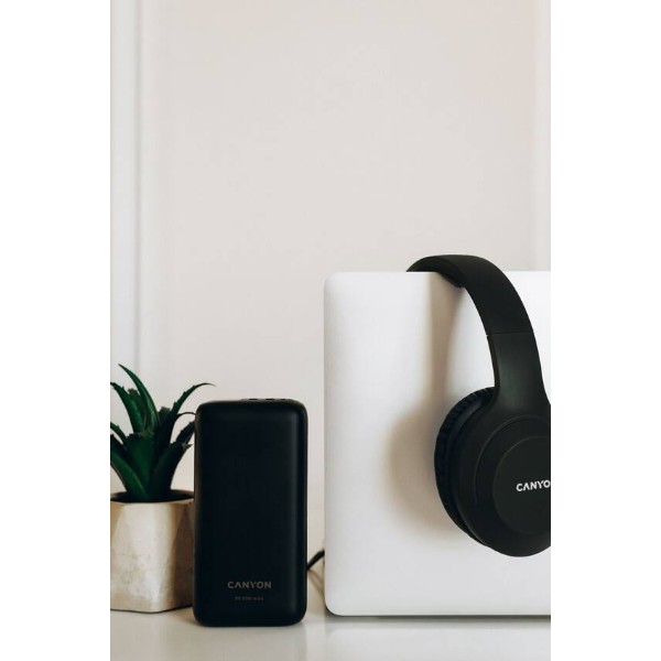 Фото - Батарея мобильная Canyon PB-301 30000mAh PD Black (CNE-CPB301B)