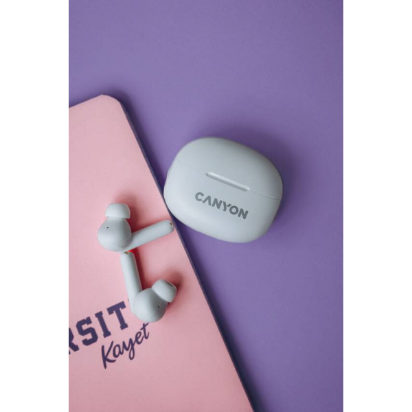 Фото - Навушники вкладиші бездротові TWS Canyon TWS-8 (CNS-TWS8W) White
