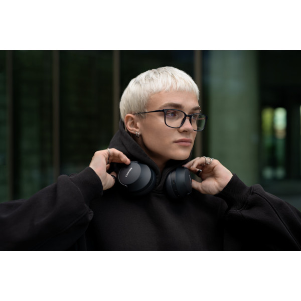 Фото - Наушники полноразмерные беспроводные Canyon OnRiff 10 ANC Black (CNS-CBTHS10BK)