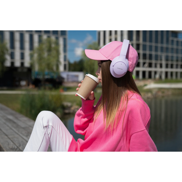 Фото - Наушники полноразмерные беспроводные Canyon OnRiff 10 ANC Purple (CNS-CBTHS10PU)