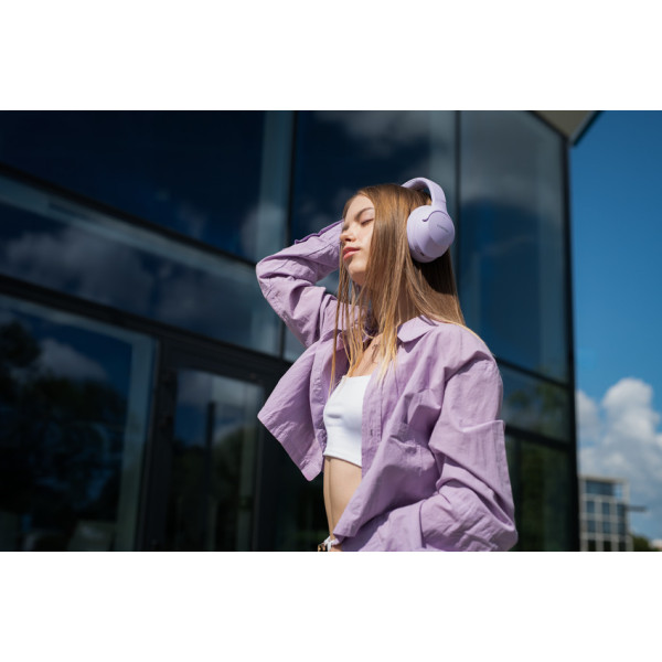 Фото - Наушники полноразмерные беспроводные Canyon OnRiff 10 ANC Purple (CNS-CBTHS10PU)