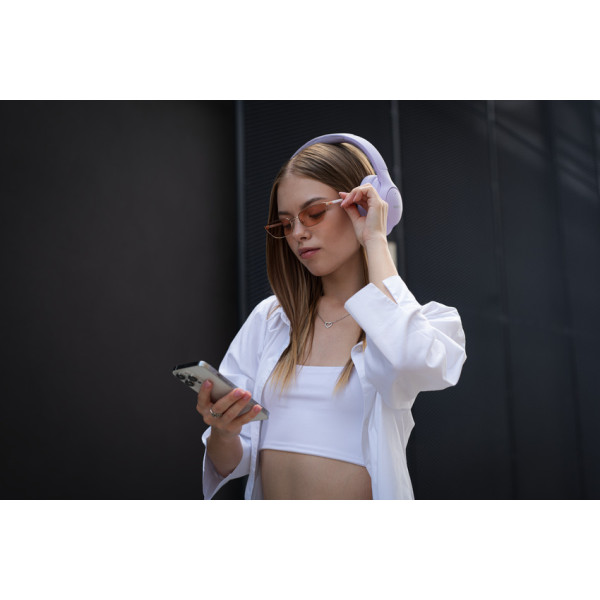 Фото - Наушники полноразмерные беспроводные Canyon OnRiff 10 ANC Purple (CNS-CBTHS10PU)