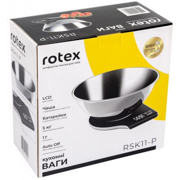 Фото - Ваги кухонні Rotex RSK11-P