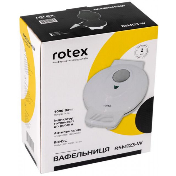 Фото - Вафельниця Rotex RSM123-W