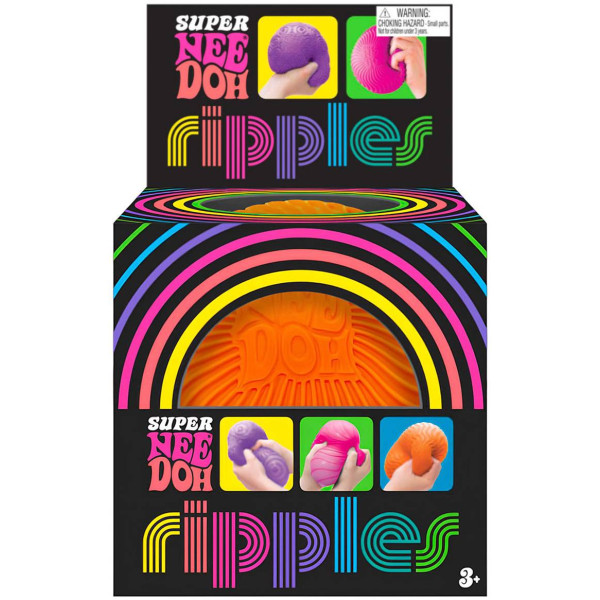 Фото - Стретч-антистресс NeeDoh Super – Яркие волны оранжевый (RSPND-5)