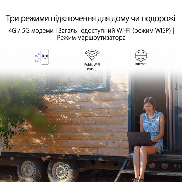 Фото - Маршрутизатор интернет WiFi6 Asus RT-AX57 Go