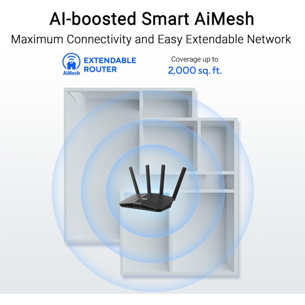Фото - Маршрутизатор інтернет WiFi7 Asus RT-BE55
