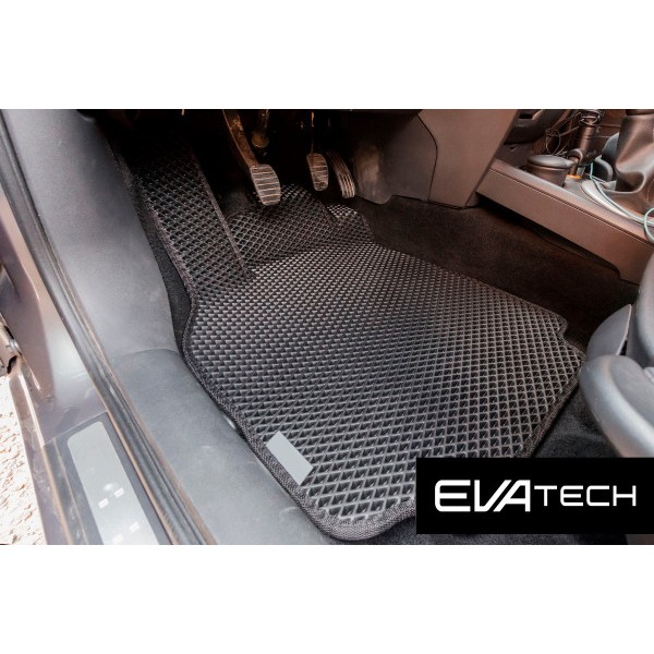 Фото - Килимки з екошкіри в салон авто передні EVAtech для Megane (II) 5-doors Renault 2002-2009 2 покоління Htb EU RT3214AV2BBB