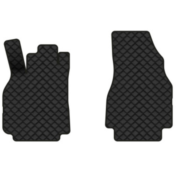 Фото - Килимки з екошкіри в салон авто передні EVAtech для Megane (II) 5-doors Renault 2002-2009 2 покоління Htb EU RT3214AV2BBB