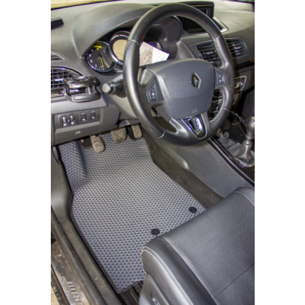 Фото - Килимки з екошкіри в салон авто передні EVAtech ECO для Megane (III) 3-doors MT Renault 2008-2016 3 покоління Htb EU RT3635AEZ2AV2BBB