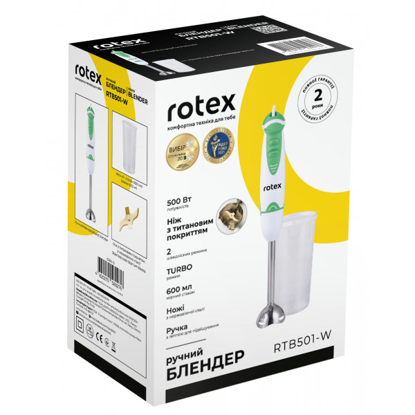 Фото - Блендер погружной Rotex RTB501-W