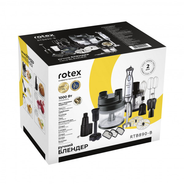 Фото - Блендер міні-комбайн Rotex RTB890-B