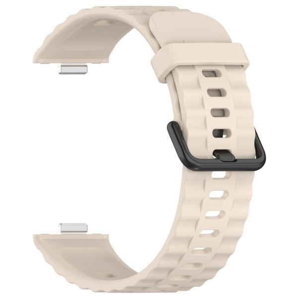 Фото - Ремешок для смарт-часов BeCover Ribbed Tape for Huawei Watch Fit 3 / Fit 4 / Fit 4 Pro Beige (714111)