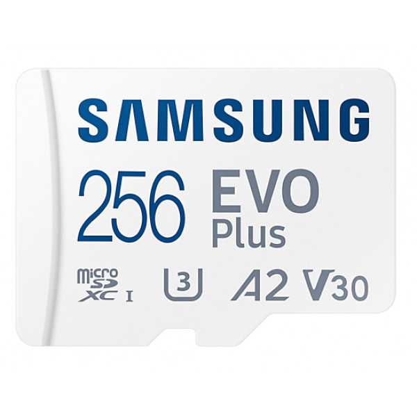 Фото - Карта памяти Samsung EVO PLUS microSDXC 256GB (MB-MC256KA/RU) Фото - Карта памяти Samsung EVO PLUS microSDXC 256GB (MB-MC256KA/RU)