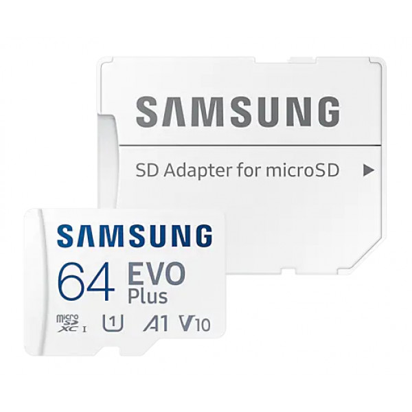 Фото - Карта пам'яті Samsung EVO PLUS microSDXC 64GB (MB-MC64KA/RU)