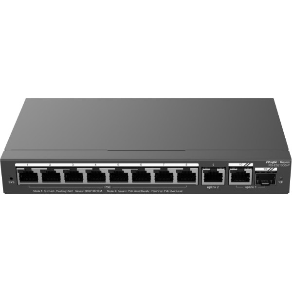 Фото - Коммутатор локальной сети (Switch) Ruijie RG-ES210GS-P