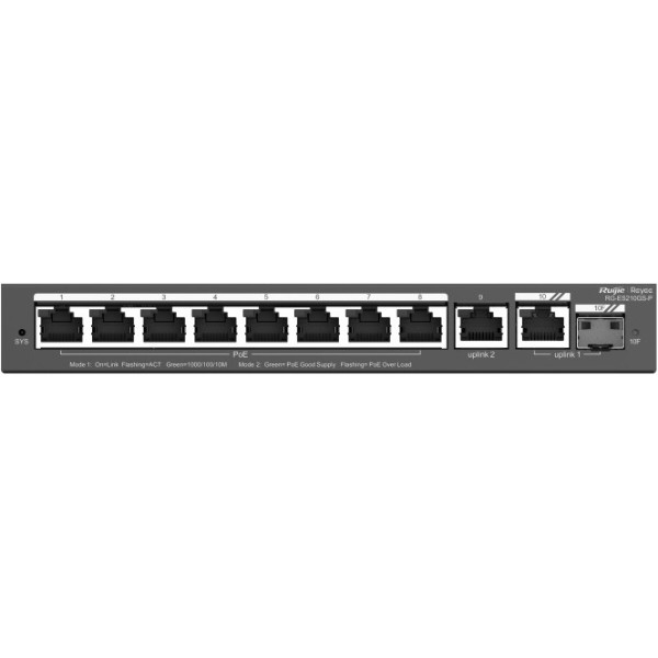 Фото - Коммутатор локальной сети (Switch) Ruijie RG-ES210GS-P