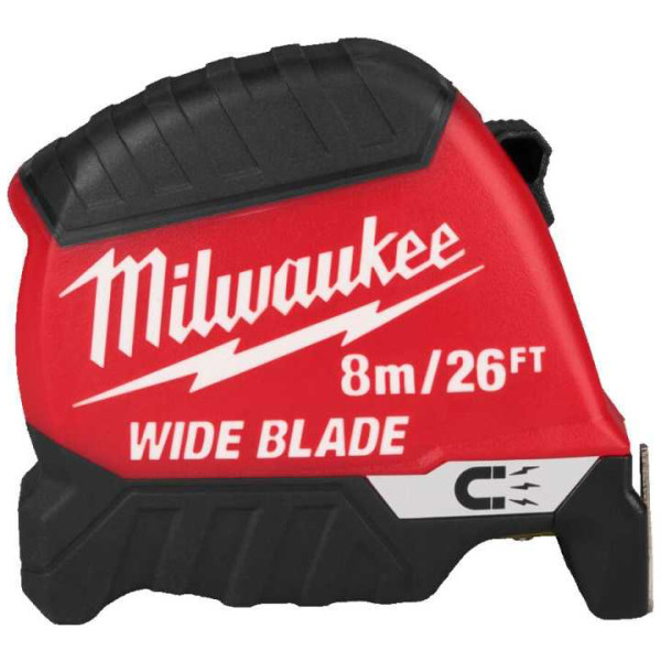 Фото - Рулетка Milwaukee WIDE BLADE MAGNETIC 8 м (4932499210) Фото - Рулетка Milwaukee WIDE BLADE MAGNETIC 8 м (4932499210)