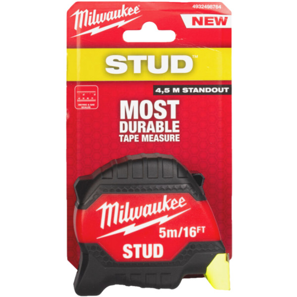 Фото - Рулетка Milwaukee STUD 5 м (4932498764)