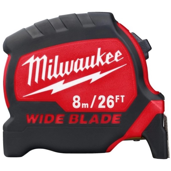 Фото - Рулетка Milwaukee WIDE BLADE 8 м (4932471818)