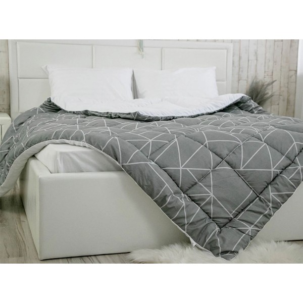 Фото - Одеяло демисезонное полуторное Руно 140х205 Crystal Grey (321.52_Crystal Grey)